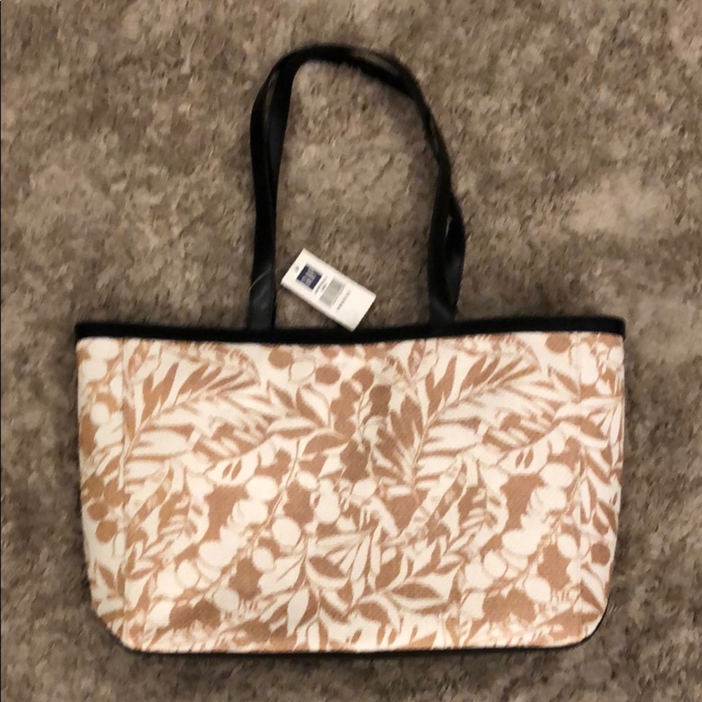 GAP Factory Tropical Woven Tote Bag NWT